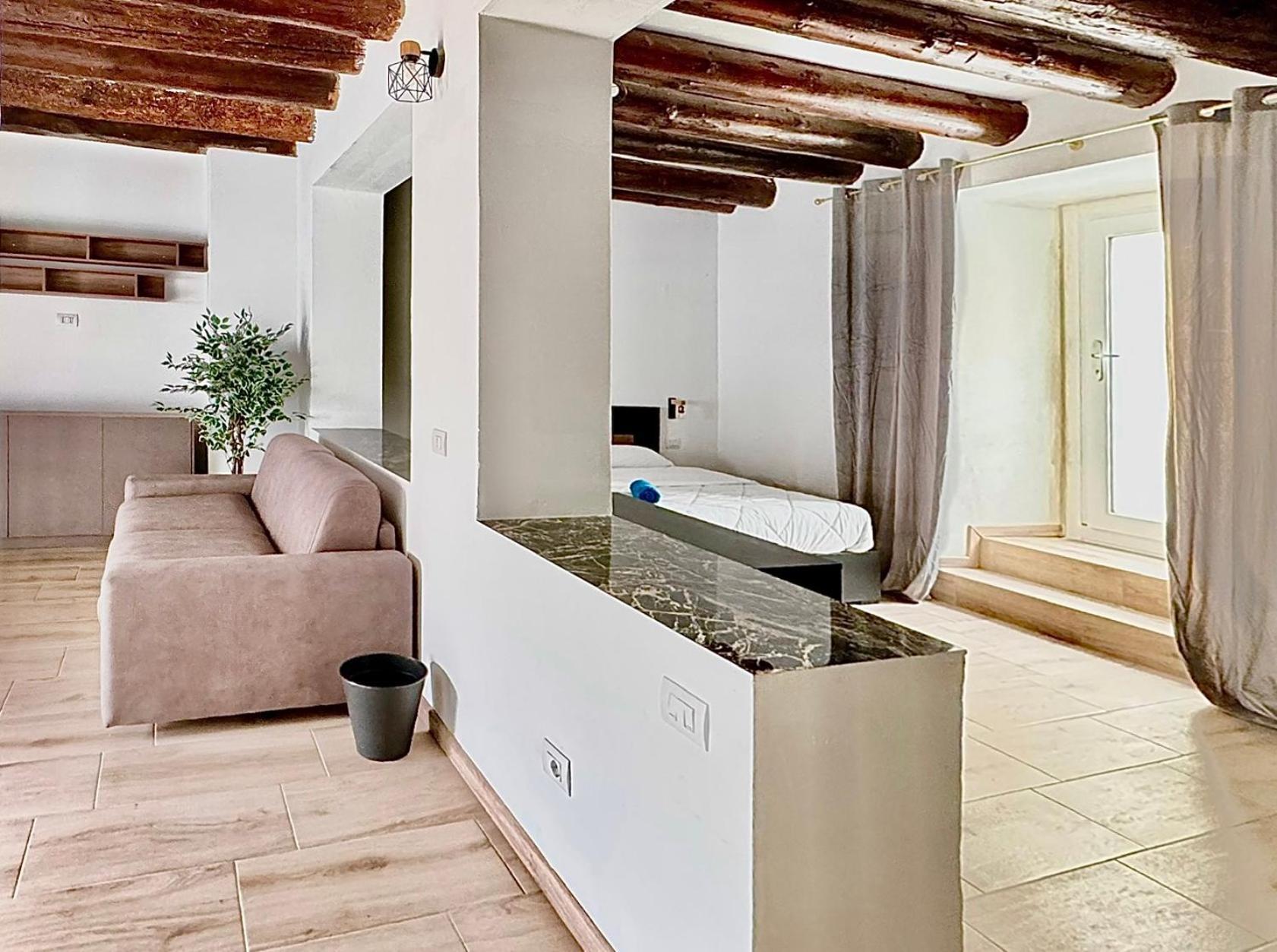 Casa Storica Del 1600 In Bergamo Centro Apartment Bagian luar foto