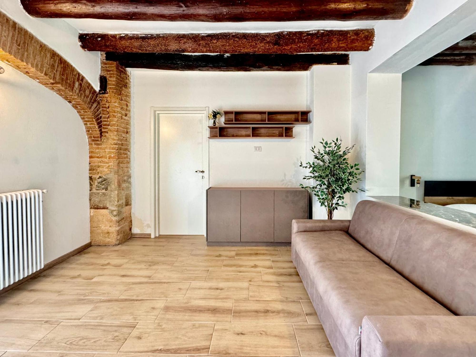 Casa Storica Del 1600 In Bergamo Centro Apartment Bagian luar foto